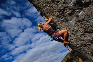 Woman Rock Climbing ca. 2000